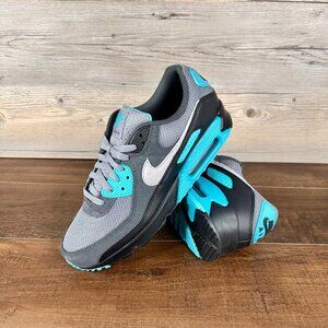 Nike Air Max 90 Mens Size 10 Cool Grey Wolf Grey Dusty Cactus Black DM0029 013